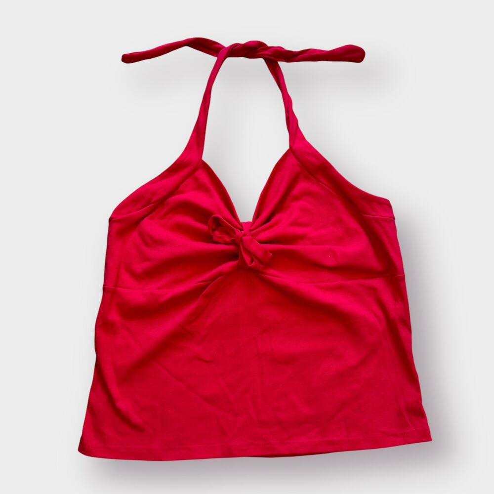 90s Jenna Lane Red‎ Halter Top